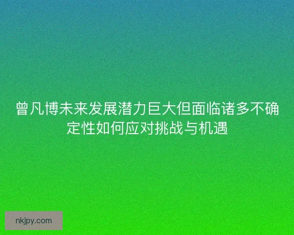 曾凡博未来发展潜力巨大但面临诸多不确定性如何应对挑战与机遇